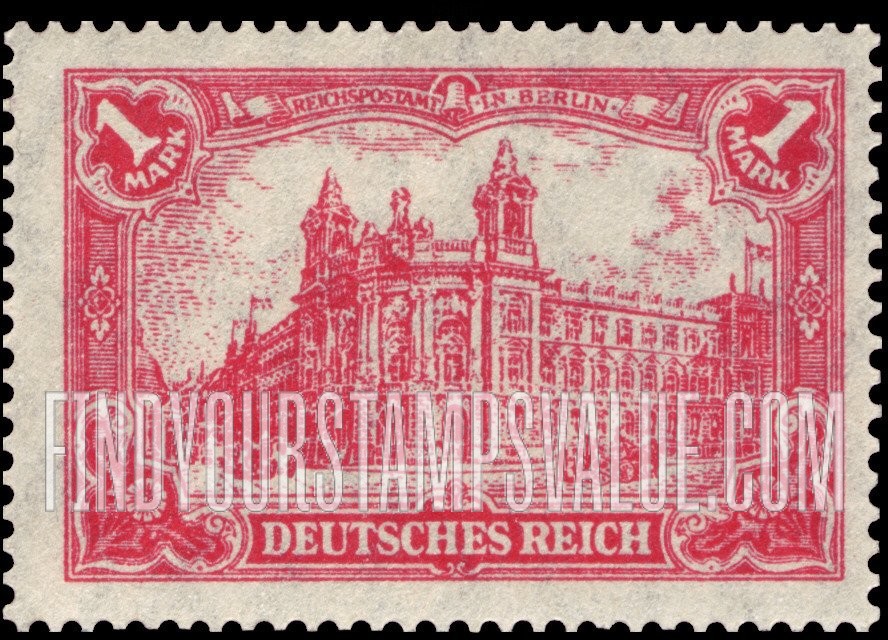 FindYourStampsValue: General Post Office in Berlin: Types of 1902