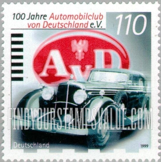 FindYourStampsValue: German Automobile Club, Centennial