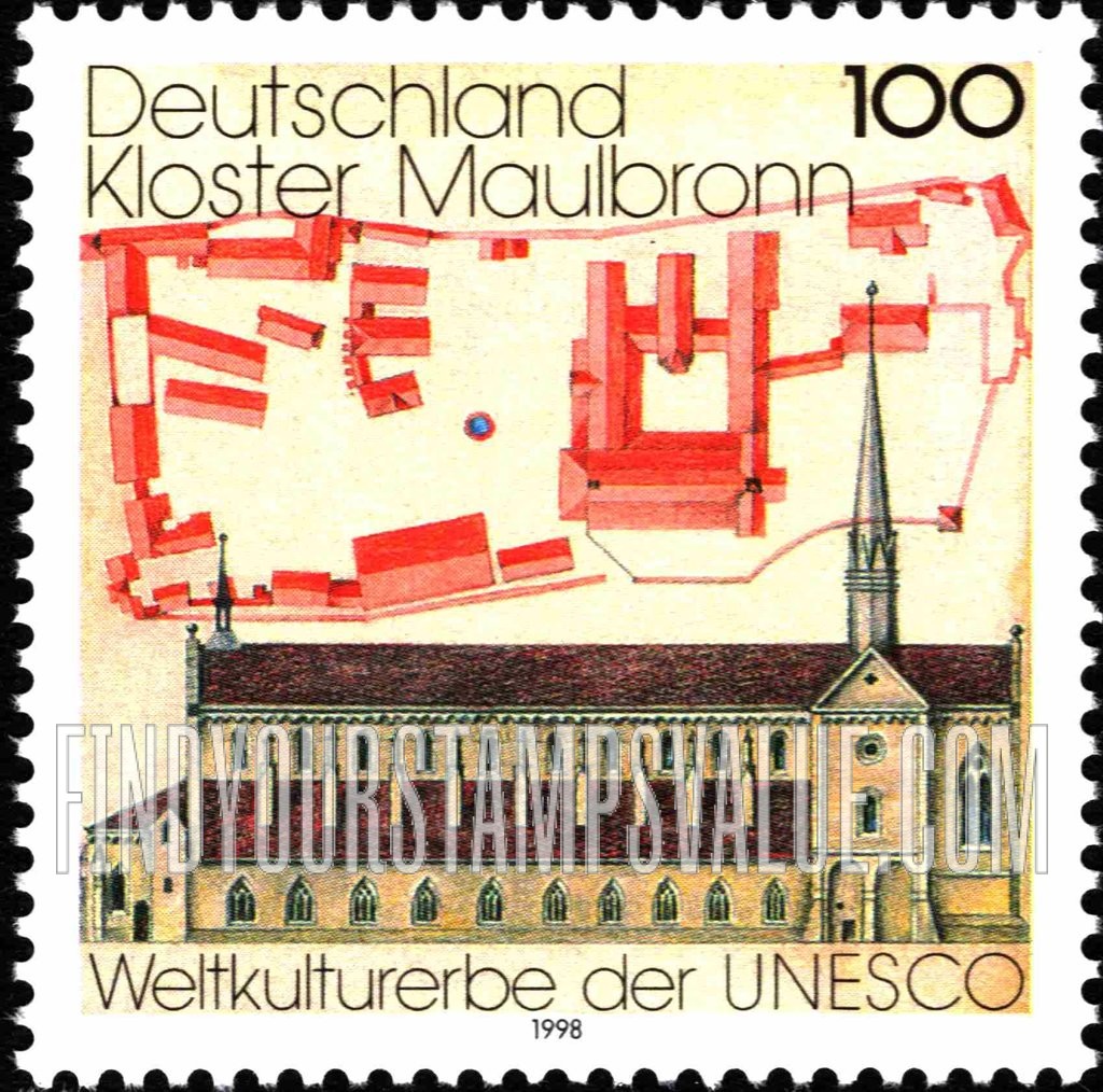 FindYourStampsValue: Cistercian Monastery Maulbronn, UNESCO World Heritage Site