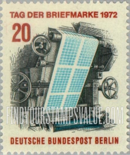 FindYourStampsValue: BERLIN - Stamp-printing press