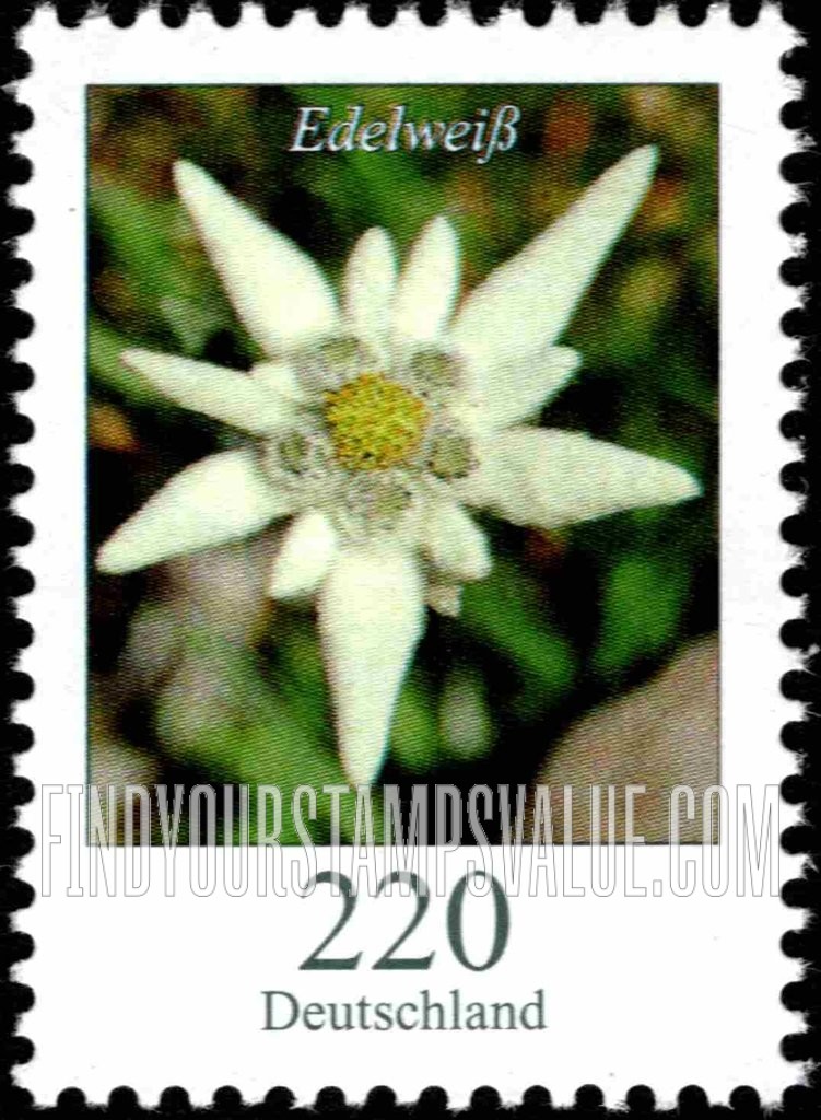 FindYourStampsValue: Flowers: Edelweiss