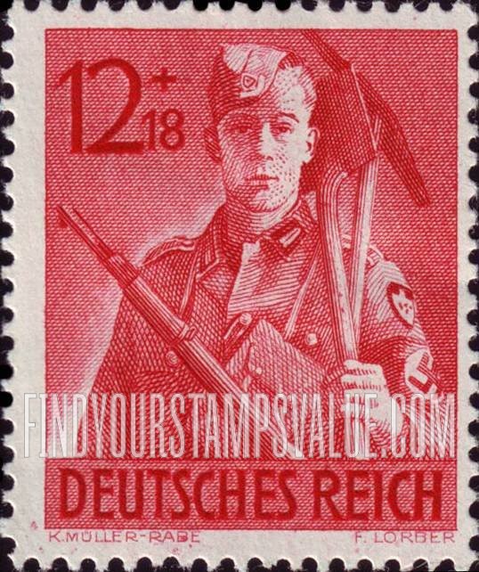 FindYourStampsValue: SEMI-POSTAL - Corpsman with implements
