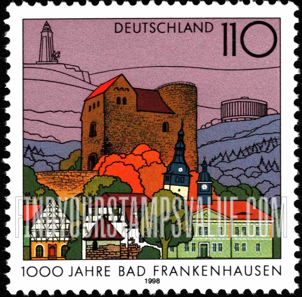 FindYourStampsValue: Town of Bad Frankenhausen, 1000th Anniversary