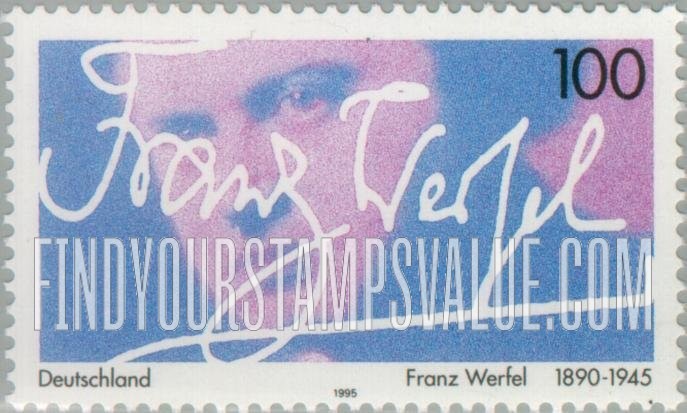 FindYourStampsValue: Franz Werfel (1890-1945), Author
