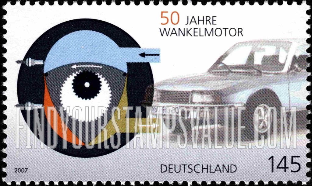 FindYourStampsValue: Wankel Rotary Engine, 50th Anniversary