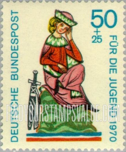FindYourStampsValue: SEMI-POSTAL - Minnesingers: Walther von der Vogelweide