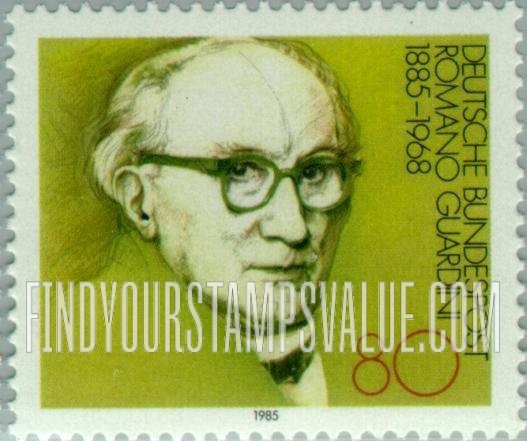 FindYourStampsValue: Romano Guardini, Theologist (1885-1968)