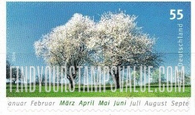 FindYourStampsValue: Seasons Types of 2006: Spring