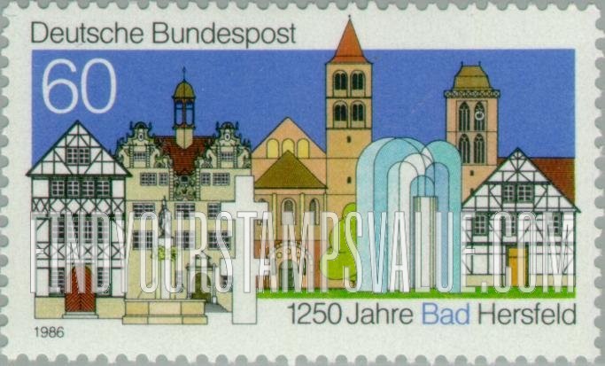 FindYourStampsValue: Bad Hersfeld, 1250th Anniversary