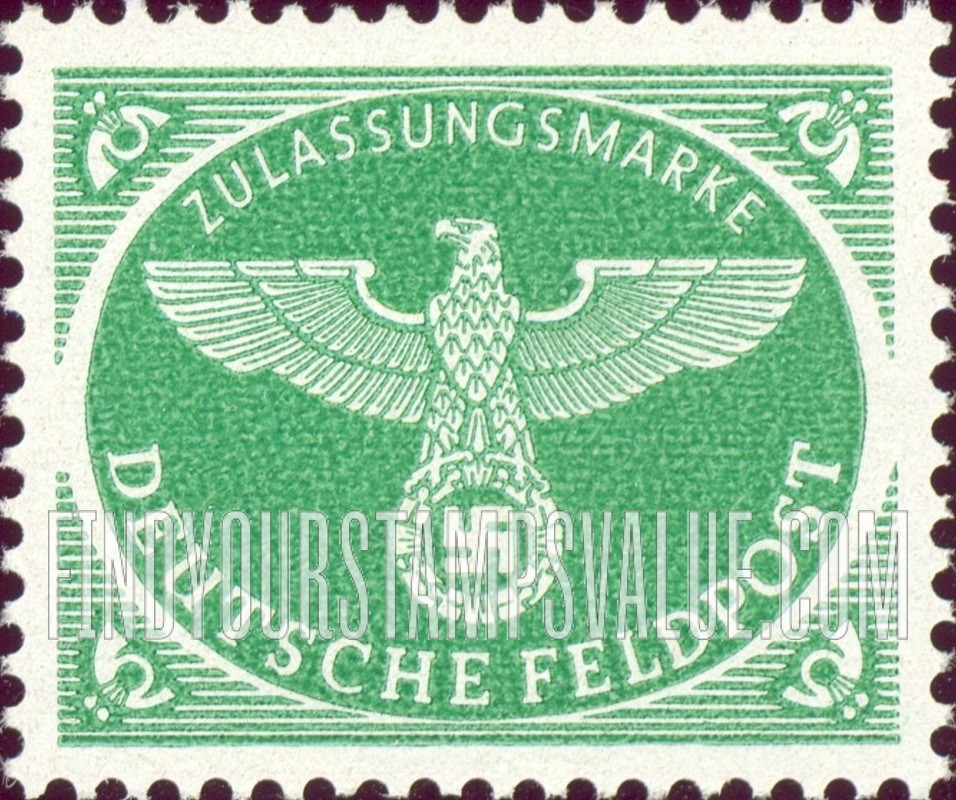 FindYourStampsValue: MILITARY PARCEL POST - Nazi Emblem