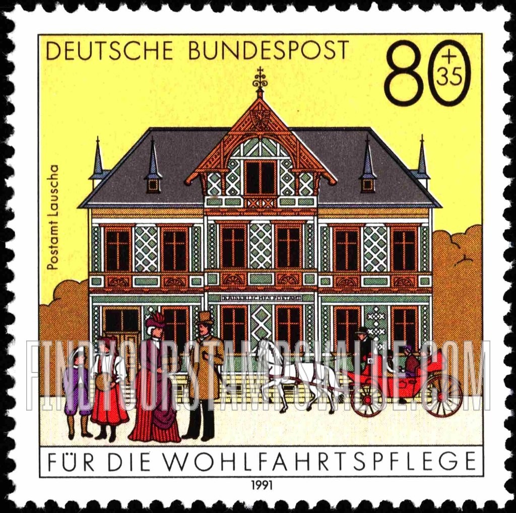 FindYourStampsValue: SEMI-POSTAL - Post Offices: Lauscha