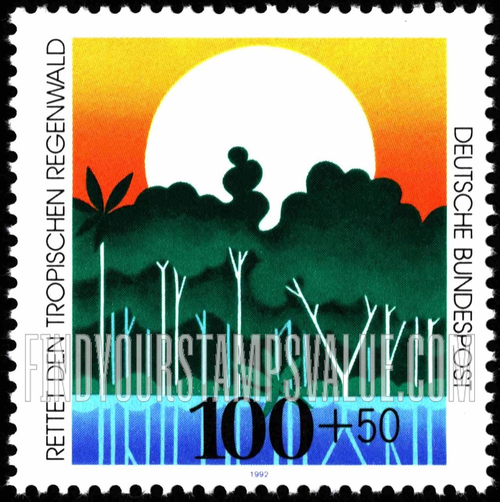 FindYourStampsValue: SEMI-POSTAL - Preservation of Tropical Rain Forests