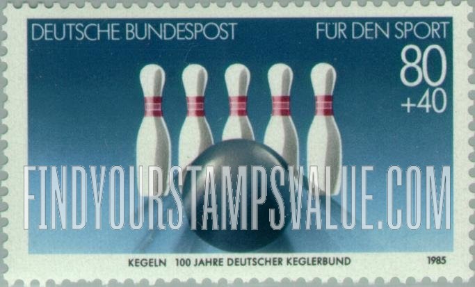 FindYourStampsValue: SEMI-POSTAL - Bowling