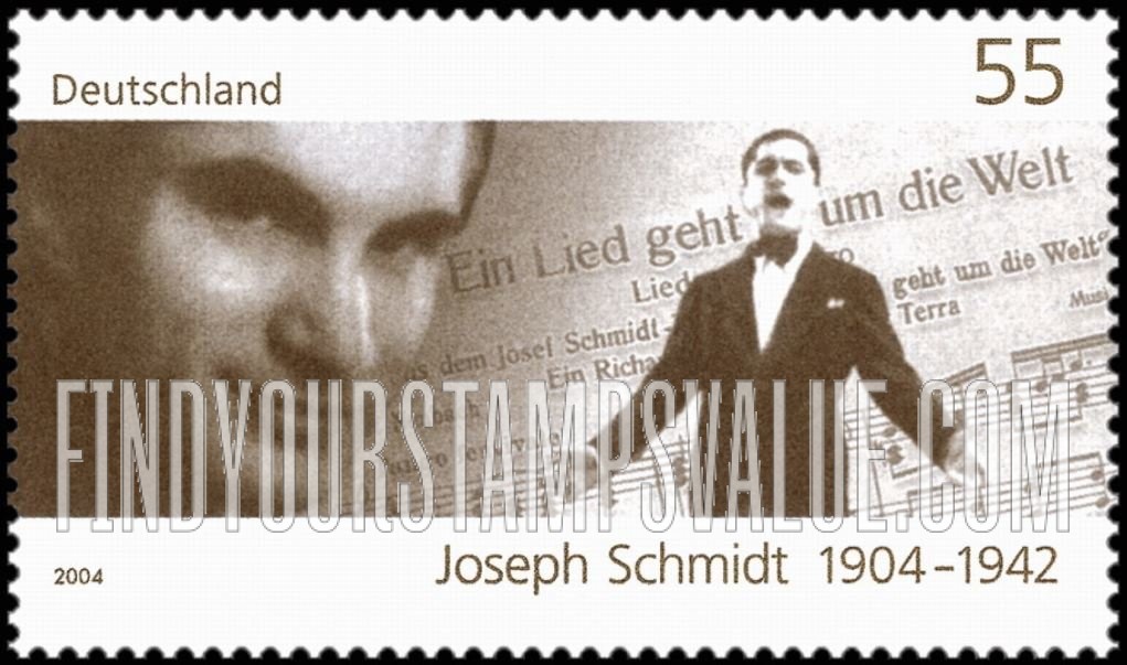 FindYourStampsValue: Joseph Schmidt (1904-42), Singer