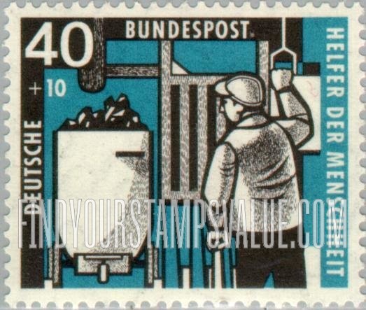 FindYourStampsValue: SEMI-POSTAL - Miner & coal elevator