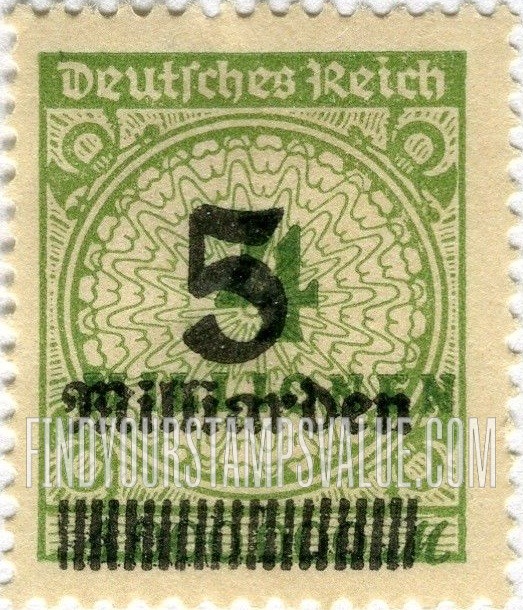FindYourStampsValue: Numeral Value: Stamps and Types of 1923 Surcharged with New Values