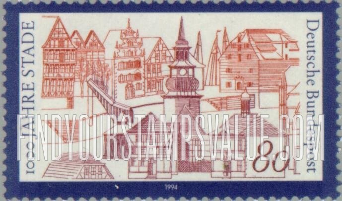 FindYourStampsValue: Staade, 1000th Anniversary