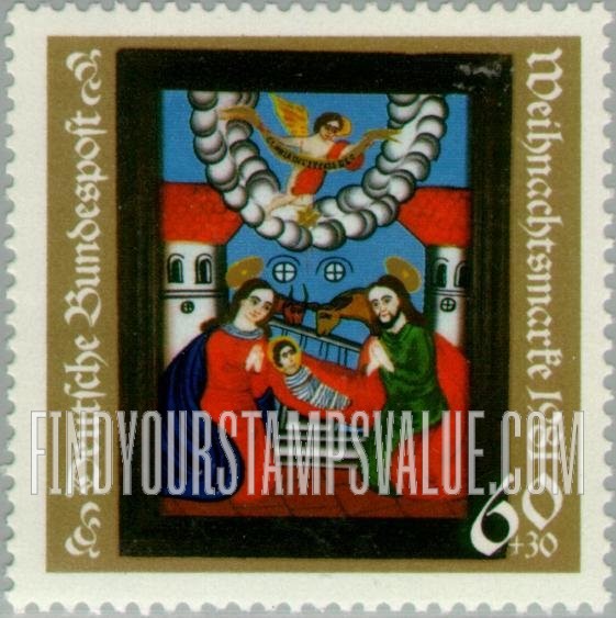 FindYourStampsValue: SEMI-POSTAL - Nativity, 19th Centennial Painting