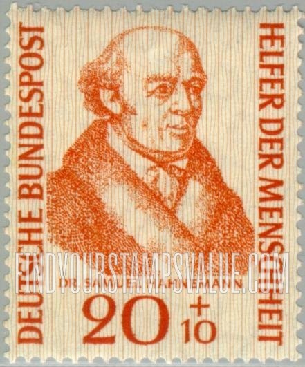 FindYourStampsValue: SEMI-POSTAL - Dr. Samuel Hahnemann