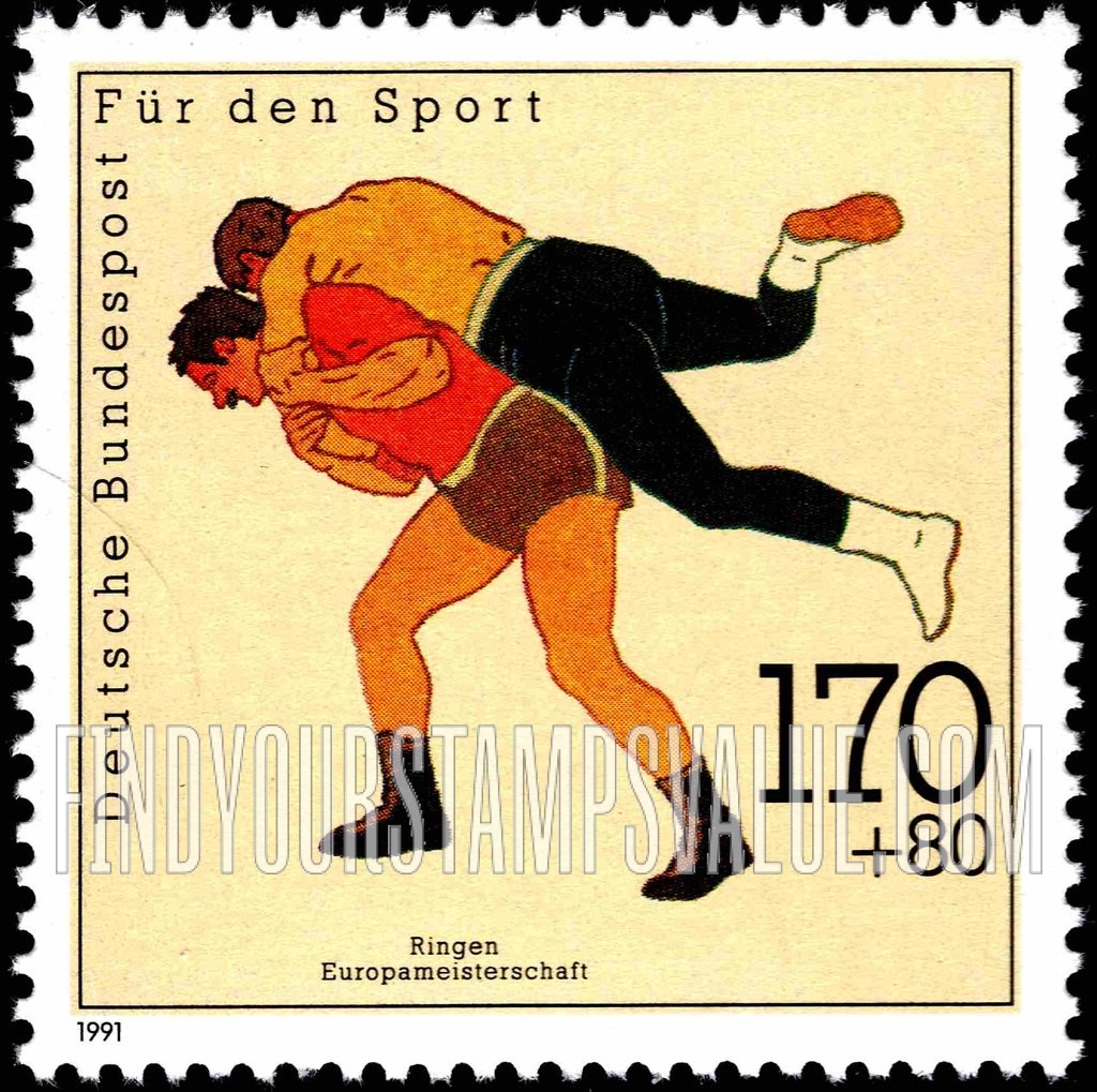 FindYourStampsValue: SEMI-POSTAL - Sports: Wrestling