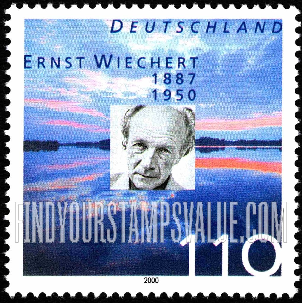 FindYourStampsValue: Ernst Wiechert (1887-1950), Writer