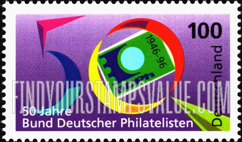 FindYourStampsValue: Association of German Philatelists, 50th Anniversary