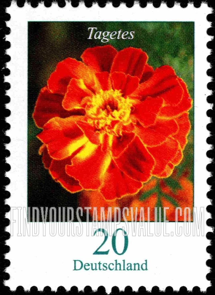 FindYourStampsValue: Flowers: Tagetes (marigold)