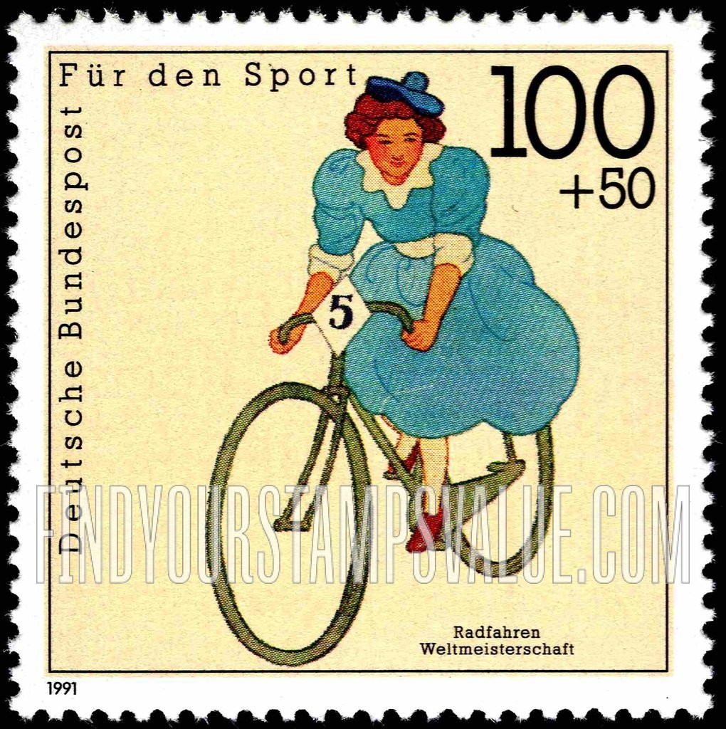 FindYourStampsValue: SEMI-POSTAL - Sports: Cycling