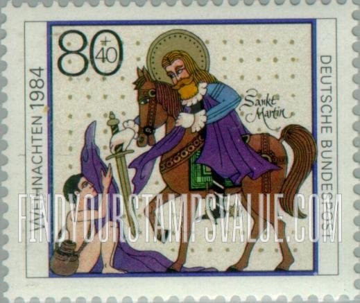 FindYourStampsValue: SEMI-POSTAL - Christmas 1984: St. Martin
