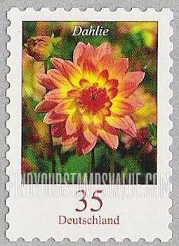 FindYourStampsValue: Flowers: Dahlie (dahlia)