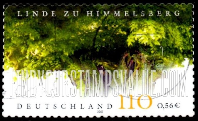 FindYourStampsValue: Himmelsberg Lime Tree Natural Monument