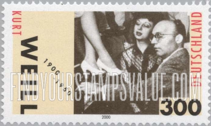 FindYourStampsValue: Kurt Weill (1900-50), Composer