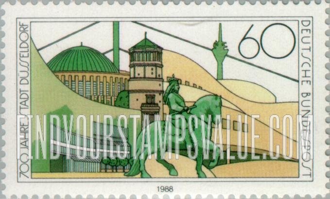 FindYourStampsValue: City of Dusseldorf, 700th Anniversary