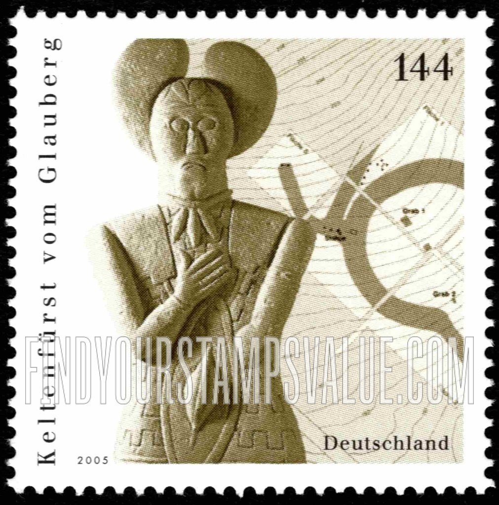 FindYourStampsValue: Sculpture of Celtic Prince Found in Glauberg