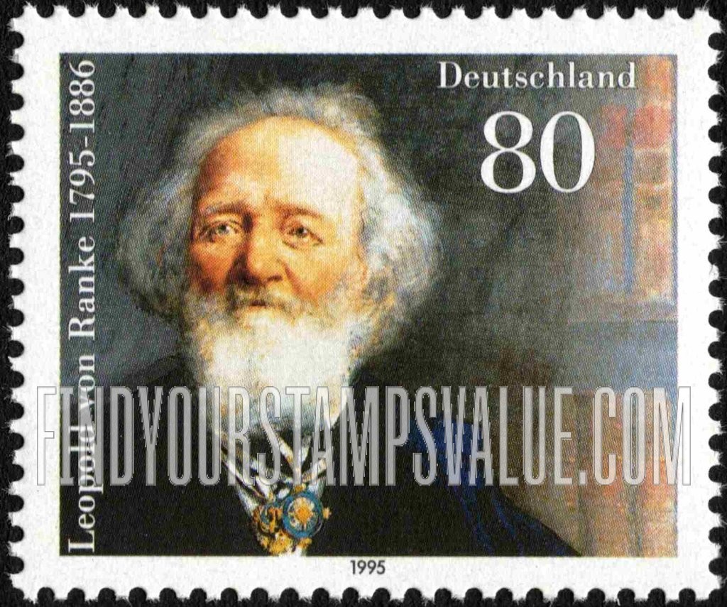FindYourStampsValue: Leopold von Ranke (1795-1886), Historian