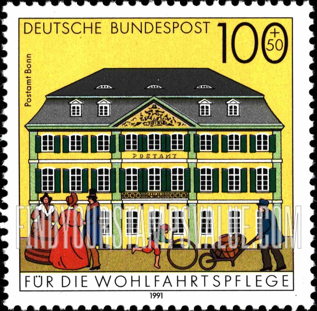 FindYourStampsValue: SEMI-POSTAL - Post Offices: Bonn