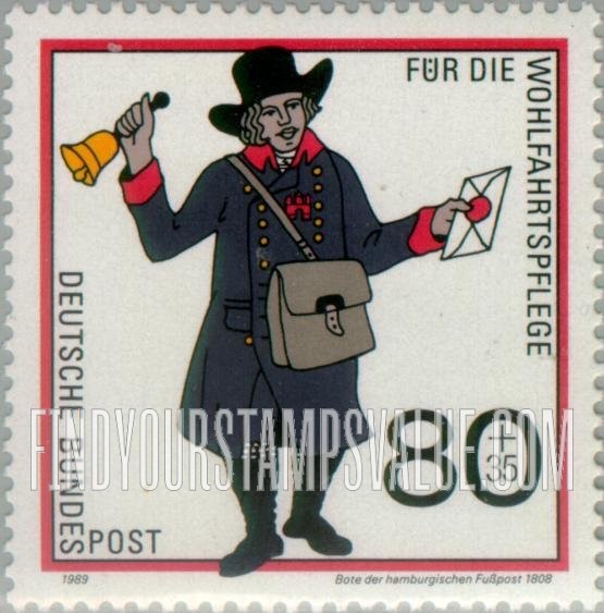 FindYourStampsValue: SEMI-POSTAL - Hamburg postal service messenger, 1808