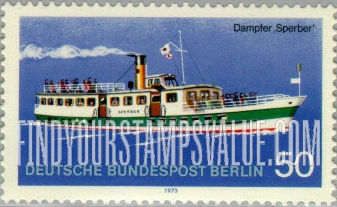 FindYourStampsValue: BERLIN - Ships: S.S. Sperber