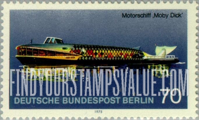 FindYourStampsValue: BERLIN - Ships: M.S. Moby Dick