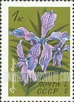 FindYourStampsValue: Russia: USSR, Flowers - Vanda Orchid
