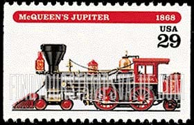 FindYourStampsValue: LOCOMOTIVES - McQueen's Jupiter