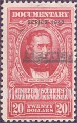 FindYourStampsValue: DOCUMENTARY ISSUE - William M. Meredith