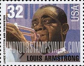 FindYourStampsValue: LOUIS ARMSTRONG - American Music Series