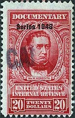 FindYourStampsValue: DOCUMENTARY ISSUE - William M. Meredith