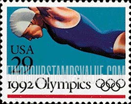 FindYourStampsValue: SUMMER OLYMPICS - Swimming