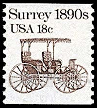 FindYourStampsValue: SURREY 1890s - Transportation, Coil Stamp