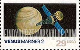 FindYourStampsValue: SPACE EXPLORATION - Venus, Mariner 2, Booklet stamp