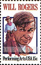 FindYourStampsValue: WILL ROGERS - Performing Arts