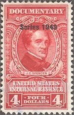 FindYourStampsValue: DOCUMENTARY ISSUE - J.C. Spencer