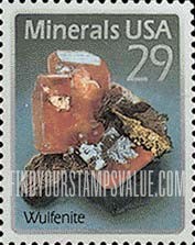FindYourStampsValue: MINERALS - Wulfenite